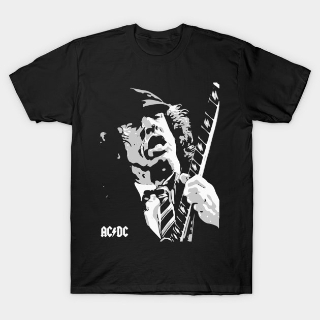 Angus Young T-Shirt by TyBen